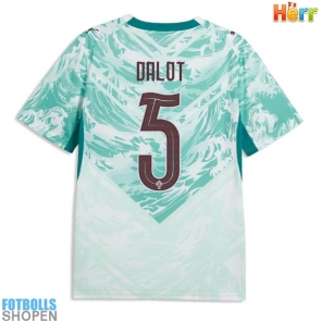 Billiga Portugal Diogo Dalot #5 Bortatröja VM 2026 Kortärmad
